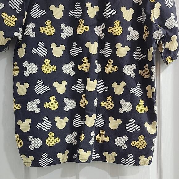 Disney Black and Yellow Mickey Mouse Scrub Top - Picture 8 of 8